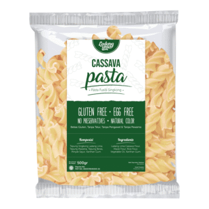 Pasta Fusilli 500gr – Cassava Pasta Gluten Free Ladang Lima