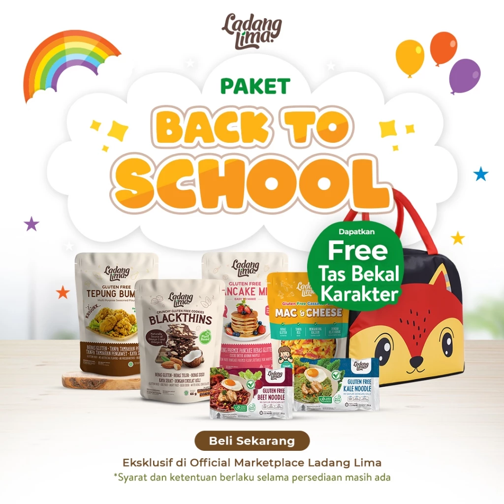 Paket Back To School - Paket Gluten Free Ladang Lima