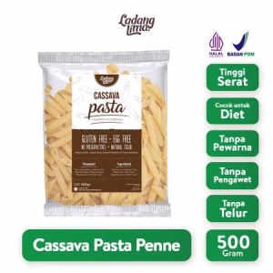 Pasta Penne 500gr - Pasta Gluten Free Ladang Lima