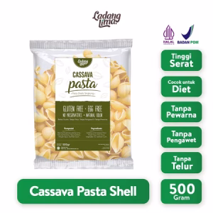 Pasta Shell 500gr - Pasta Gluten Free Ladang Lima